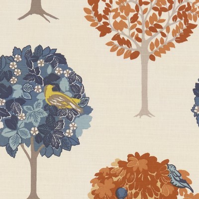 Clarke and Clarke SHERWOOD DENIM/SPICE