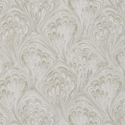 Clarke and Clarke Wallpaper W0095 5-TAUPE/GILVER