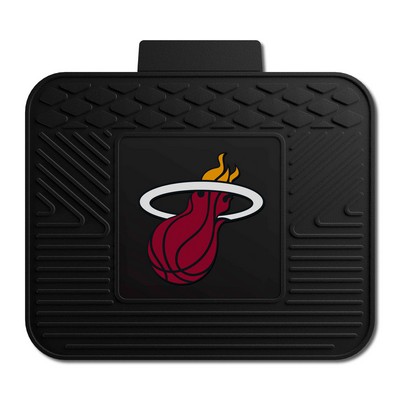 Fan Mats  LLC Miami Heat Utility Mat Black