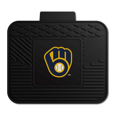 Fan Mats  LLC Milwaukee Brewers Utility Mat Black