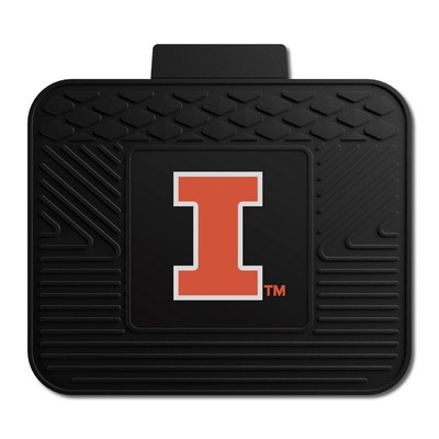 Fan Mats  LLC Illinois Illini Utility Mat Black