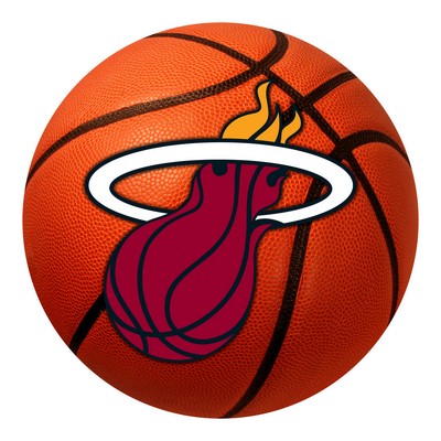 Fan Mats  LLC Miami Heat Basketball Rug 