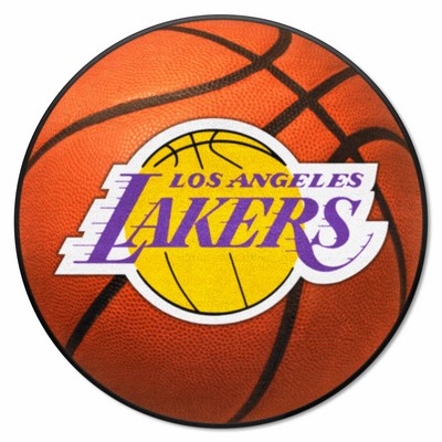 Fan Mats  LLC Los Angeles Lakers Basketball Mat Orange