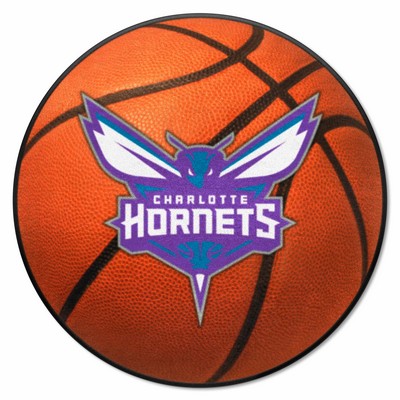 Fan Mats  LLC Charlotte Hornets Basketball Mat Orange