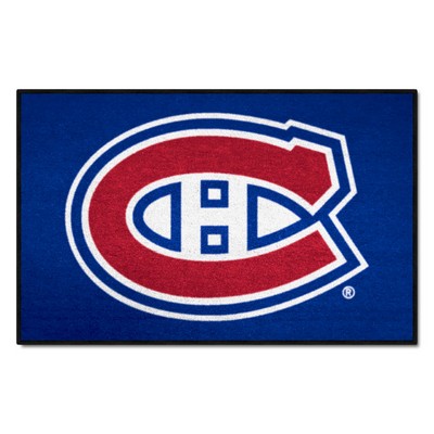 Fan Mats  LLC Montreal Canadiens Starter Mat Blue