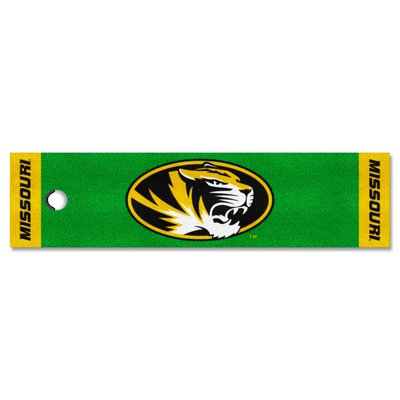 Fan Mats  LLC Missouri Tigers Putting Green Mat Green