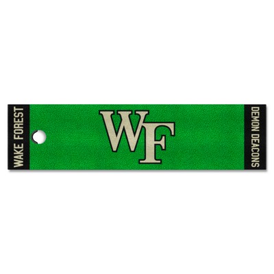 Fan Mats  LLC Wake Forest Demon Deacons Putting Green Mat Green