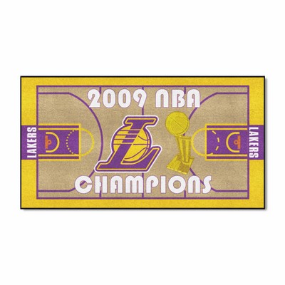 Fan Mats  LLC Los Angeles Lakers NBA Court Runner Tan