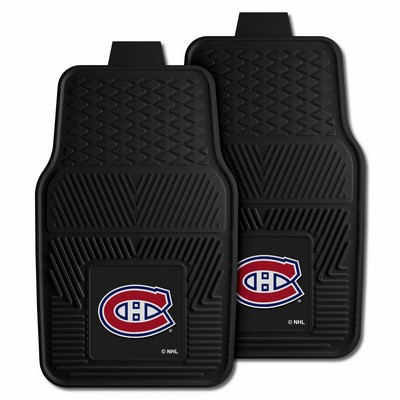 Fan Mats  LLC Montreal Canadiens 2-pc Vinyl Car Mat Set Black