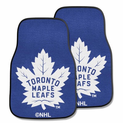 Fan Mats  LLC Toronto Maple Leafs 2-pc Carpet Car Mat Set Royal