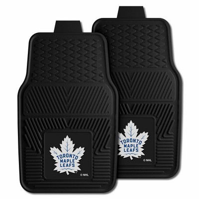 Fan Mats  LLC Toronto Maple Leafs 2-pc Vinyl Car Mat Set Black