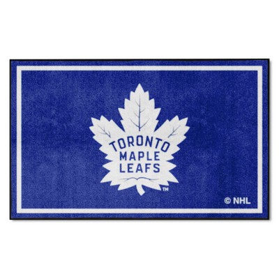 Fan Mats  LLC Toronto Maple Leafs 4x6 Rug Royal