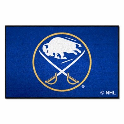 Fan Mats  LLC Buffalo Sabres Starter Mat Navy