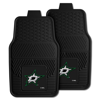 Fan Mats  LLC Dallas Stars 2-pc Vinyl Car Mat Set Black