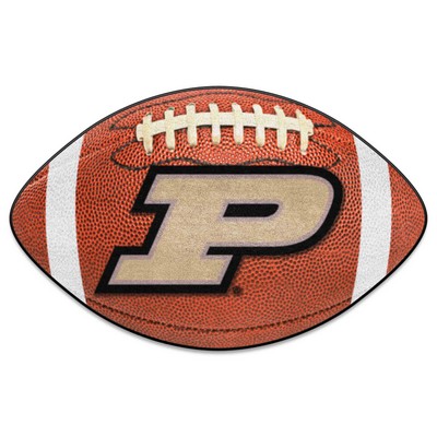 Fan Mats  LLC Purdue Boilermakers Football Mat Brown
