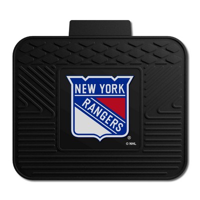 Fan Mats  LLC New York Rangers Utility Mat Black