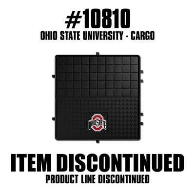 Fan Mats  LLC Ohio State Buckeyes Heavy Duty Vinyl Cargo Mat Black