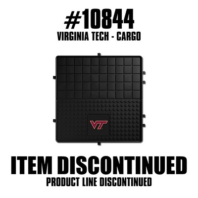 Fan Mats  LLC Virginia Tech Hokies Heavy Duty Vinyl Cargo Mat Black