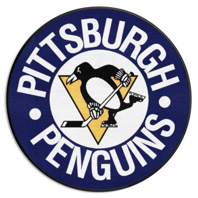 Fan Mats  LLC Pittsburgh Penguins Puck Mat Blue