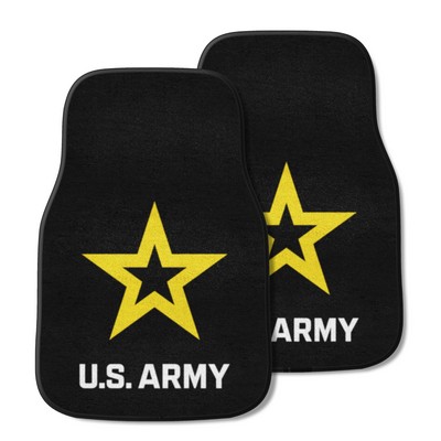 Fan Mats  LLC U.S. Army n/a 2-pc Carpet Car Mat Set Black