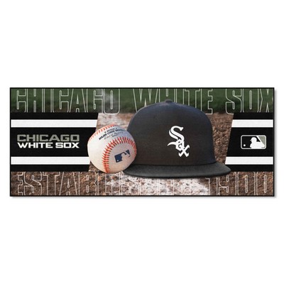 Fan Mats  LLC Chicago White Sox Baseball Runner Green