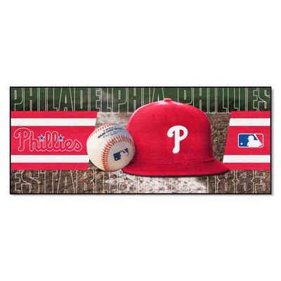 Fan Mats  LLC Philadelphia Phillies Baseball Runner Green