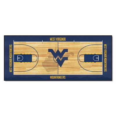 Fan Mats  LLC West Virginia Mountaineers NCAA Basketball Runner Yellow
