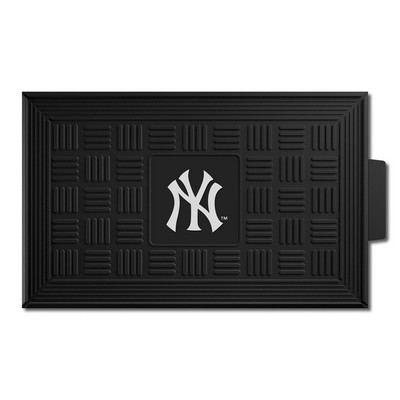 Fan Mats  LLC New York Yankees Medallion Door Mat Black