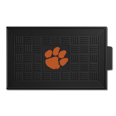 Fan Mats  LLC Clemson Tigers Medallion Door Mat Black