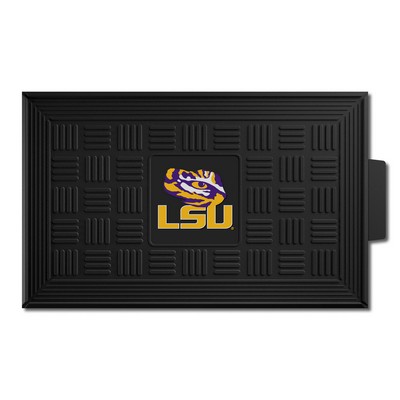 Fan Mats  LLC LSU Tigers Medallion Door Mat Black