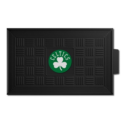 Fan Mats  LLC Boston Celtics Medallion Door Mat Black