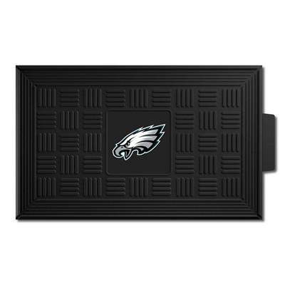 Fan Mats  LLC Philadelphia Eagles Medallion Door Mat Black