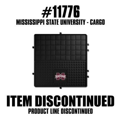 Fan Mats  LLC Mississippi State Bulldogs Heavy Duty Vinyl Cargo Mat Black