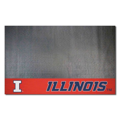 Fan Mats  LLC Illinois Illini Grill Mat Orange