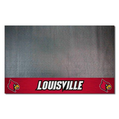 Fan Mats  LLC Louisville Cardinals Grill Mat Red