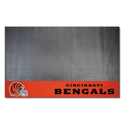 Fan Mats  LLC Cincinnati Bengals Grill Mat Black