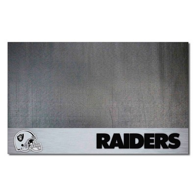 Fan Mats  LLC Las Vegas Raiders Grill Mat Black