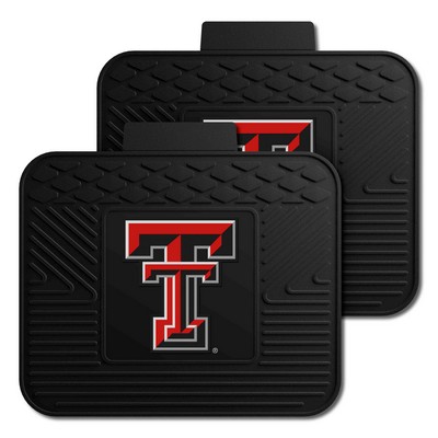 Fan Mats  LLC Texas Tech Red Raiders 2 Utility Mats Black