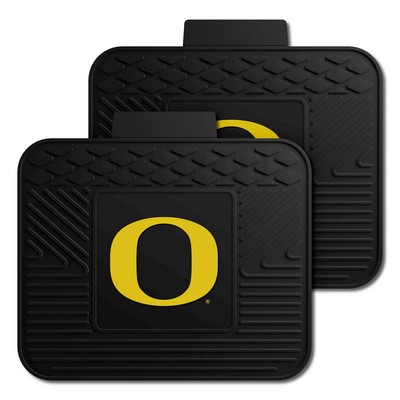 Fan Mats  LLC Oregon Ducks 2 Utility Mats Black