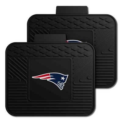 Fan Mats  LLC New England Patriots 2 Utility Mats Black