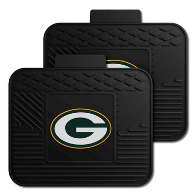 Fan Mats  LLC Green Bay Packers 2 Utility Mats Black