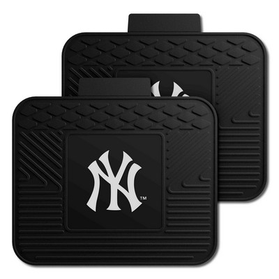 Fan Mats  LLC New York Yankees 2 Utility Mats Black