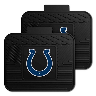 Fan Mats  LLC Indianapolis Colts 2 Utility Mats Black