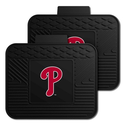 Fan Mats  LLC Philadelphia Phillies 2 Utility Mats Black