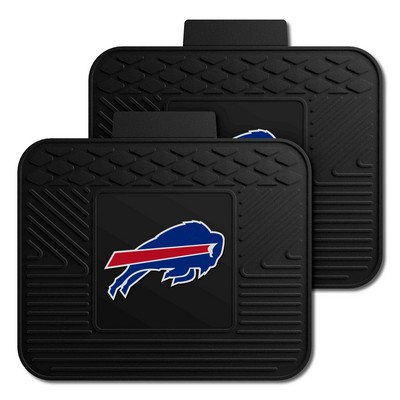 Fan Mats  LLC Buffalo Bills 2 Utility Mats Black