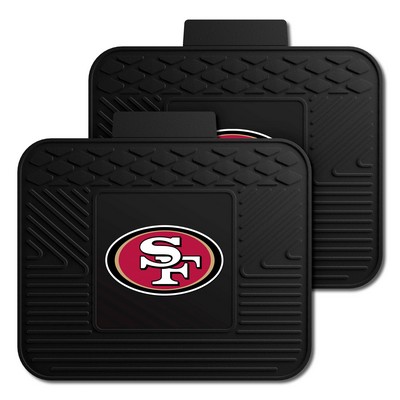 Fan Mats  LLC San Francisco 49ers 2 Utility Mats Black