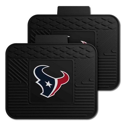 Fan Mats  LLC Houston Texans 2 Utility Mats Black