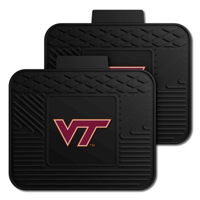 Fan Mats  LLC Virginia Tech Hokies 2 Utility Mats Black