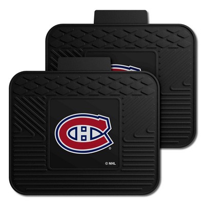 Fan Mats  LLC Montreal Canadiens 2 Utility Mats Black