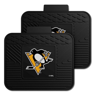 Fan Mats  LLC Pittsburgh Penguins 2 Utility Mats Black